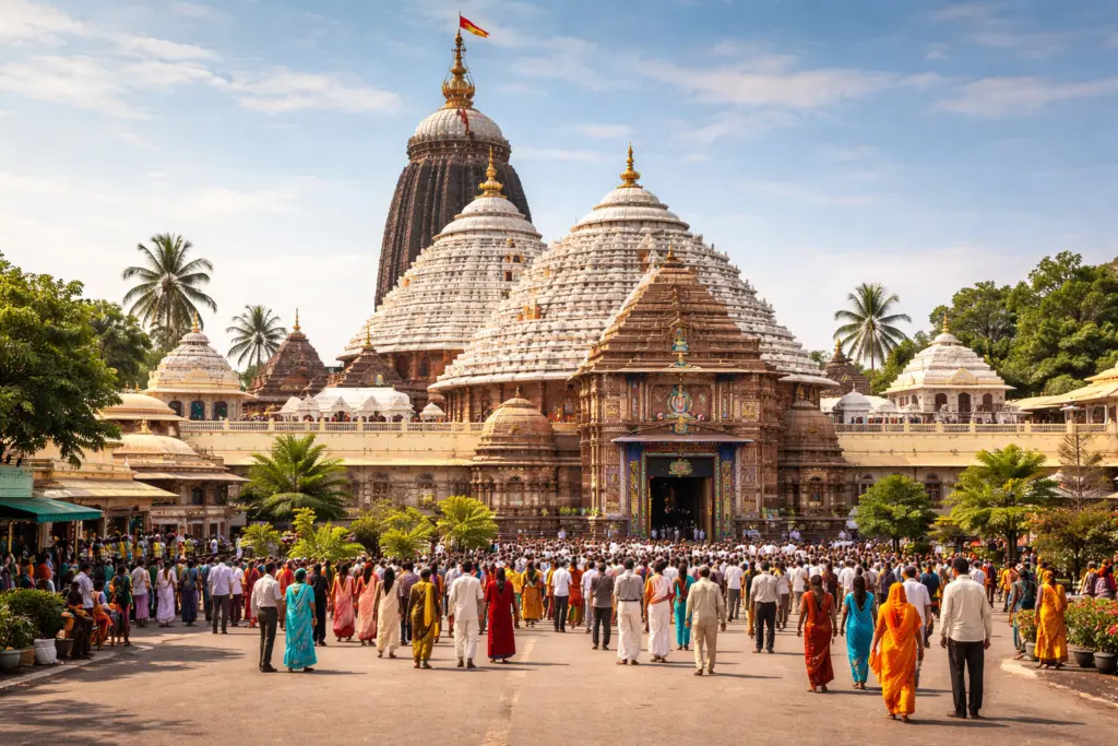 Comfortable and affordable hotel stay near Jagannath Temple with clean rooms, cozy interiors, modern amenities, and a relaxing atmosphere for pilgrims and travelers.