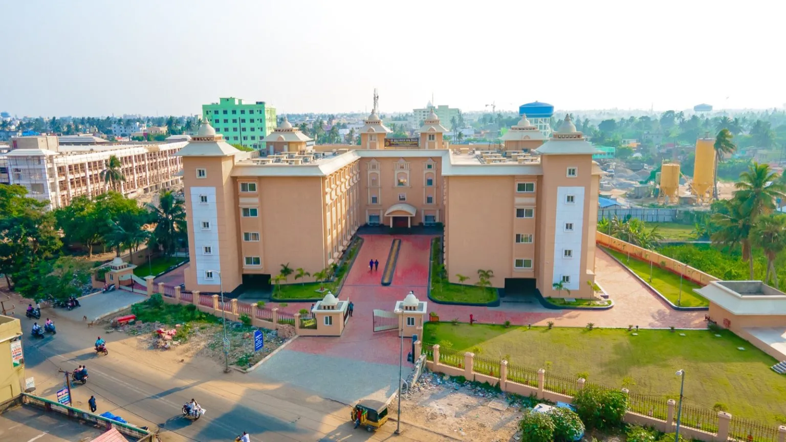 Welcome entrance view of Purushottam Bhakta Nivas in Puri, featuring a clean and peaceful accommodation space for pilgrims and visitors near the holy city surroundings.